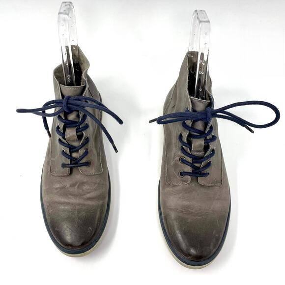 ROAN by BED STU Men's High Top Gray Distressed Casual Trendy Sneakers - Picture 9 of 11